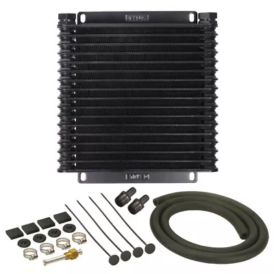 Derale Oil Cooler 13614; Series 9000 10.125  17 Row Aluminum Plate & Fin • $89.73