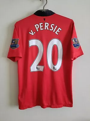 Manchester United Home Football Shirt Jersey Nike 2013 2014 Size L Van Persie  • $59.99