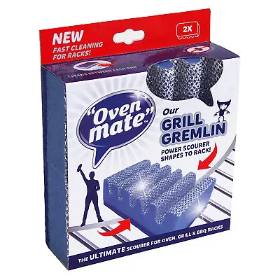 £5.20 • Buy Oven Mate Grill Gremlin Power Scourer Oven Cooker Grill BBQ Racks Sponge