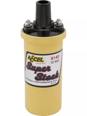 Accel Ignition Coil Super Stock Canister Oil Filled 1.400 Ohm Female Soc (8140) • $120.51