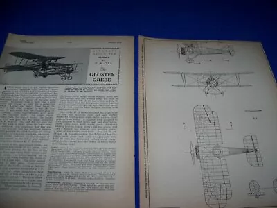 Gloster Grebe I..details/3-views/history/specs (530dd) • $8.99