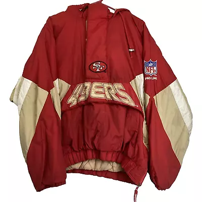 Pre Owned Collectible Vtg NFL Pro Line San Francisco 49ers Starter Jacket Large • $141.17