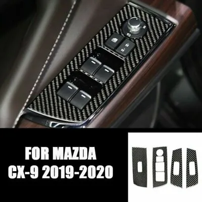 Fit For Mazda CX-9 2019-2020 Carbon Fiber Interior Gear Shift Panel Cover Trim • $18.14