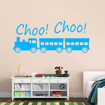 Choo Choo Train Vinyl Wall Decal VWAQ • $15.99