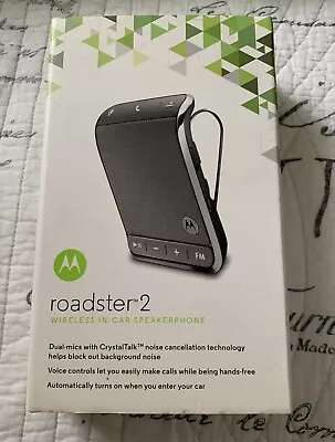 Motorola Roadster 2 Portable Wireless Bluetooth In-Car Speakerphone Visor TZ710 • $100