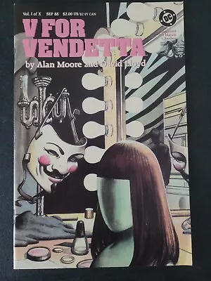 V For Vendetta #1 (1988) Dc Comics Alan Moore! David Lloyd! • $23.99