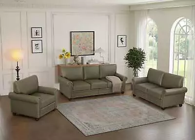 Modern Sectional Sofa Set 3 Piece Set Leather Couch Set For Living Room • $1222.14