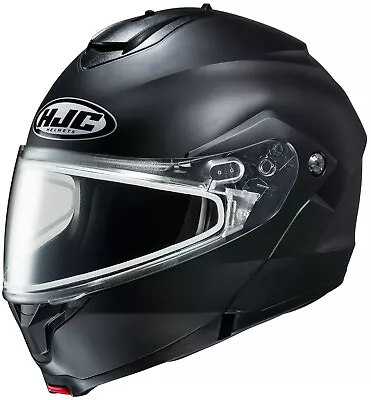 HJC C91 Modular SunScreen Snowmobile Helmet Matte Flat Black SM Small C-91 • $144.99