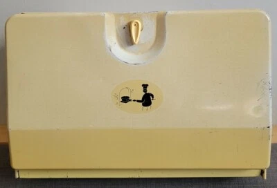 $89.99 • Buy Vintage - Harvell - Space Saver Tin - Bread Box - Yellow.