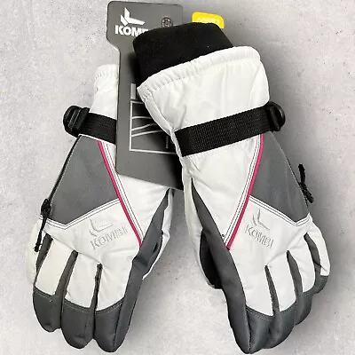 Kombi 1961 Pursuit II  Winter Gloves Junior White Gray Large New • $72.30