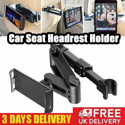 Universal Headrest Back Seat Car Holder Mount For IPad Tablets Samsung Tablet UK • £8.99