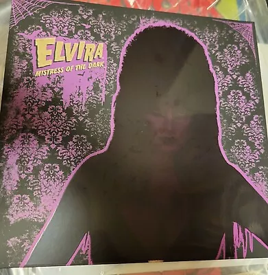 ELVIRA Mistress Of The Dark - 2 Big Pumpkins Rare Translucent Purple 7  Record • $41
