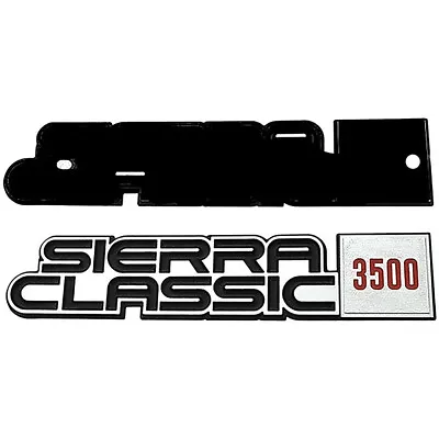 1981-86 GMC C/K 1987-89 GMC R/V Truck; Fender Emblem; Sierra Classic 3500 • $69.99