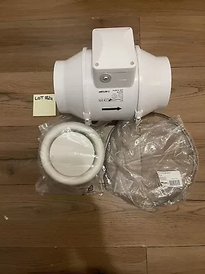 Airflow Aventa AV150T Inline Timer Fan 150mm Mixed Flow 2 Speed - Barely Used • £21