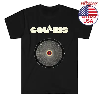 $12.05 • Buy Tarkovsky's Solaris Poster Movie Logo Men's Black T-Shirt Size S To XL