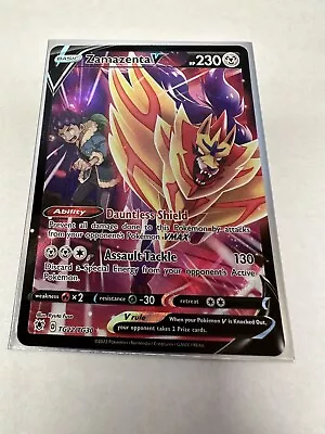 Pokémon Zamazenta V Sword & Shield - Astral Radiance TG22/TG30 Holo Ultra NM: • $4.75