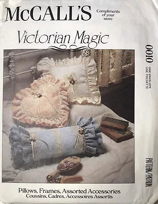 McCall's 0010 Victorian MAGIC  Pillows Frames & Baskets & Boxes Vintage Uncut • $4