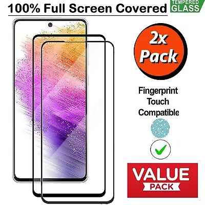 Samsung Galaxy S8 S9 A21s A51 A71 Tempered Glass Screen Protector Full Coverage • £2.99