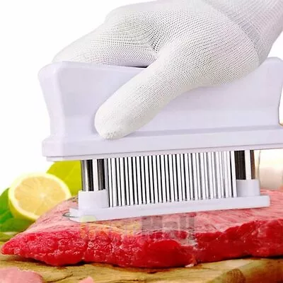 Meat Tenderizer With 48 Stainless Steel Ultra Sharp Needle Blade Reduce Marinade • $16.95