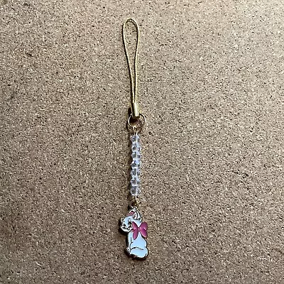 Handmade Disney Marie Aristocats  Phone Charm Bag Charm 🎁 • £3