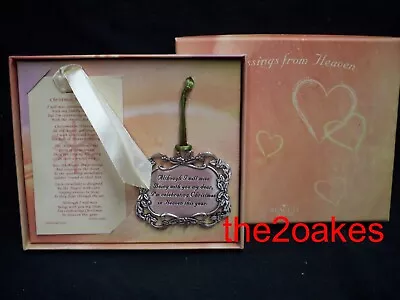 Christmas In Heaven Ornament & Bookmark Blessings From Memorial Tree Decoration • $24.99