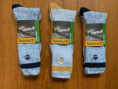 Vtg. Timberland Mens Classic Boot Rag Socks USA Made Deadstock 1 Pr. NWT • $13.20