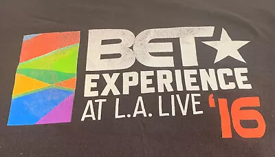 BET Awards Experience 2016 At L.A Live T-Shirt Size XL Black Lil Wayne 2 Chainz • $49