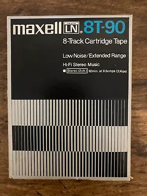 Maxell LN 8T-90 8-Track Cartridge Tapes Low Noise/Extended Range (Lot Of 5) • $67.09