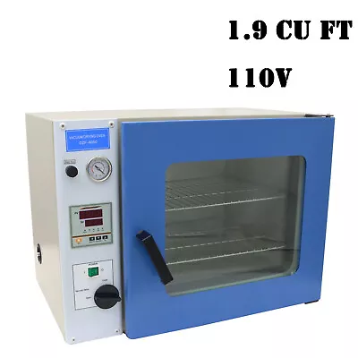 110V 1.9Cu Ft Lab Vacuum Drying Oven With Temperature Controller 3-Layer 1400W • $1538.78