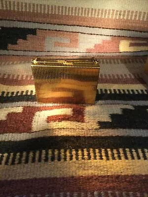 Vintage Evans Gold Ladies Cigarette Compact Lipstick Evening Purse Rare • $99.99