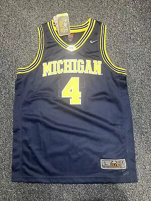 RARE Authentic Nike Chris Webber Michigan Wolverines Basketball Jersey SZ L • $22.50