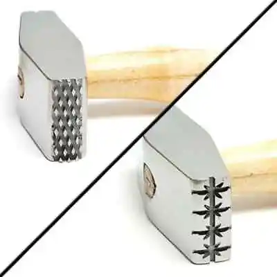 Texturing Hammer Crosshatch/Stars Texture On Metal Jewelry Beading Tool • £13.99