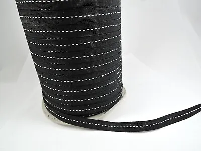 Black Cotton Tape 10mm Twill Tape Bunting Apron Stay Tape 5 Metres • £2.99