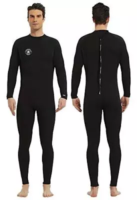 $50.12 • Buy Lemorecn Wetsuits Mens Neoprene 3/2mm Full Body Diving Suit （3038black-L）