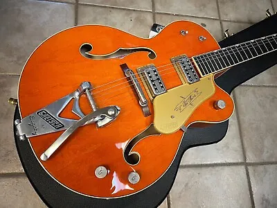 2020 Gretsch G6120T-59 Vintage Select Edition '59 Chet Atkins Orange With Bigsby • $2900