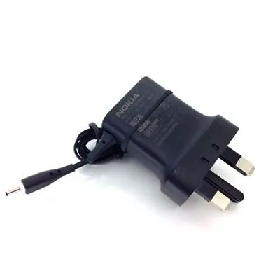 £4.99 • Buy A 100% Genuine Nokia Small Thin Pin Mains Charger 3 Pin For Nokia Mobile Phones