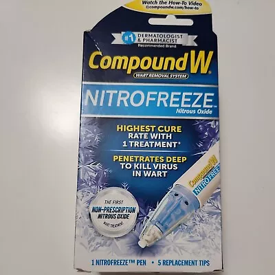 $21.49 • Buy Compound W Nitro Freeze Wart Remover, Maximum Freeze 6 Applications Exp 2025+