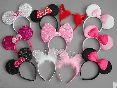 Minnie Mouse Ears / Bunny / Devil Horns Hairband Fancy Dress Party Hen Night  • £3.69