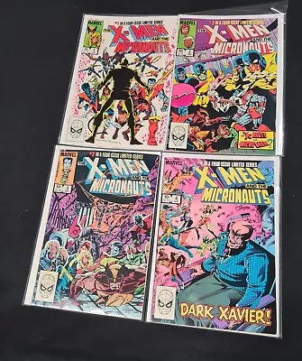 X-MEN And THE MICRONAUTS #1 2 3 4 Mini Series 1985 VF+/NM Marvel Comics • $42