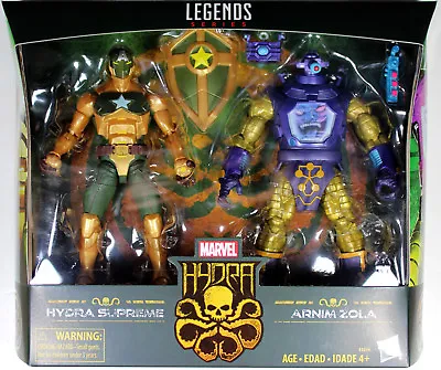 Marvel Legends ~ HYDRA SUPREME CAPTAIN AMERICA & ARNIM ZOLA EXCLUSIVE FIGURE SET • $199.99