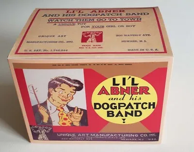 Li'l Abner Dogpatch Band Unique Art Empty Box For Tin Wind Up Toy Like Marx • $25