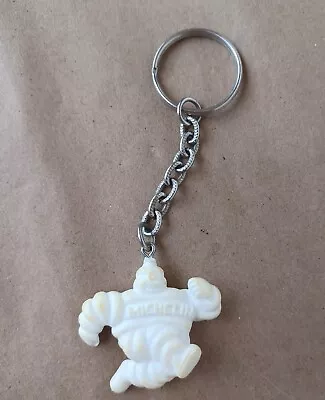 Vintage Running Michelin Man Bibendum Key Chain Fob VTG Keychain  • $8