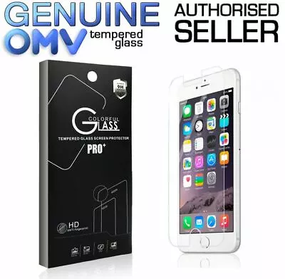 GENUINE OMV Tempered Glass Screen Protector For Apple IPhone 6 6S + 6 6S Plus • $3.35