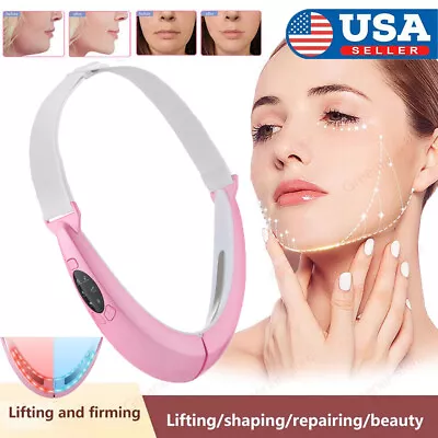 Facial Lifting Device LED Photon Therapy Face Slimming Massager V-Line Pro • $17.28