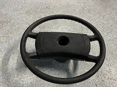 Mercedes Benz MB W201 W114 W115 W116 W123 W124 W126 W107 Leather Steering Wheel • $59