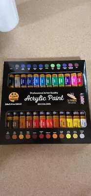 24 Colors Airbrush Paint DIY Acrylic Paint Set For Hobby Model Painting Artists • $17.77