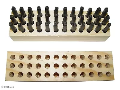 3/32  LETTER NUMBER STAMP SET – Made In The USA – Metal Punch Punches Tools • $90