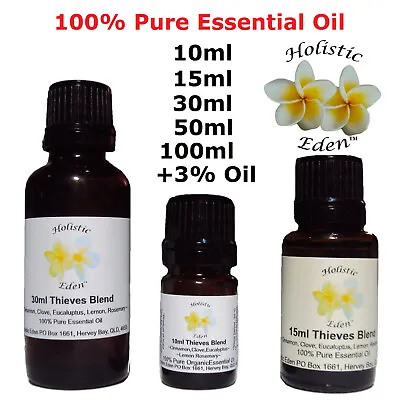 $18.90 • Buy 4 Thieves Essential Oil Blend Aromatherapy Therapeutic Grade 100% Pure EO