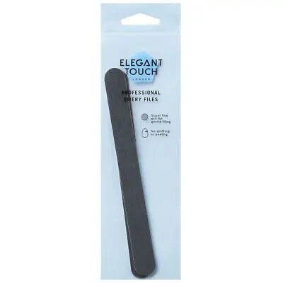 Elegant Touch Professional Emery Nail Files With Super Fine Grit - Pack Of 2 • £2.95