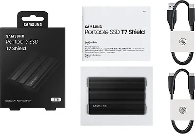 $279 • Buy Samsung Portable SSD T7 Shield 2TB Brand New Sealed